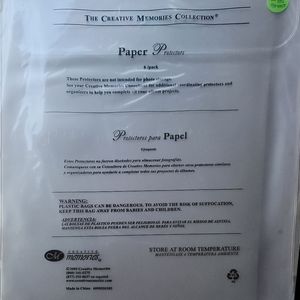 Creative memories paper holder 8 pack